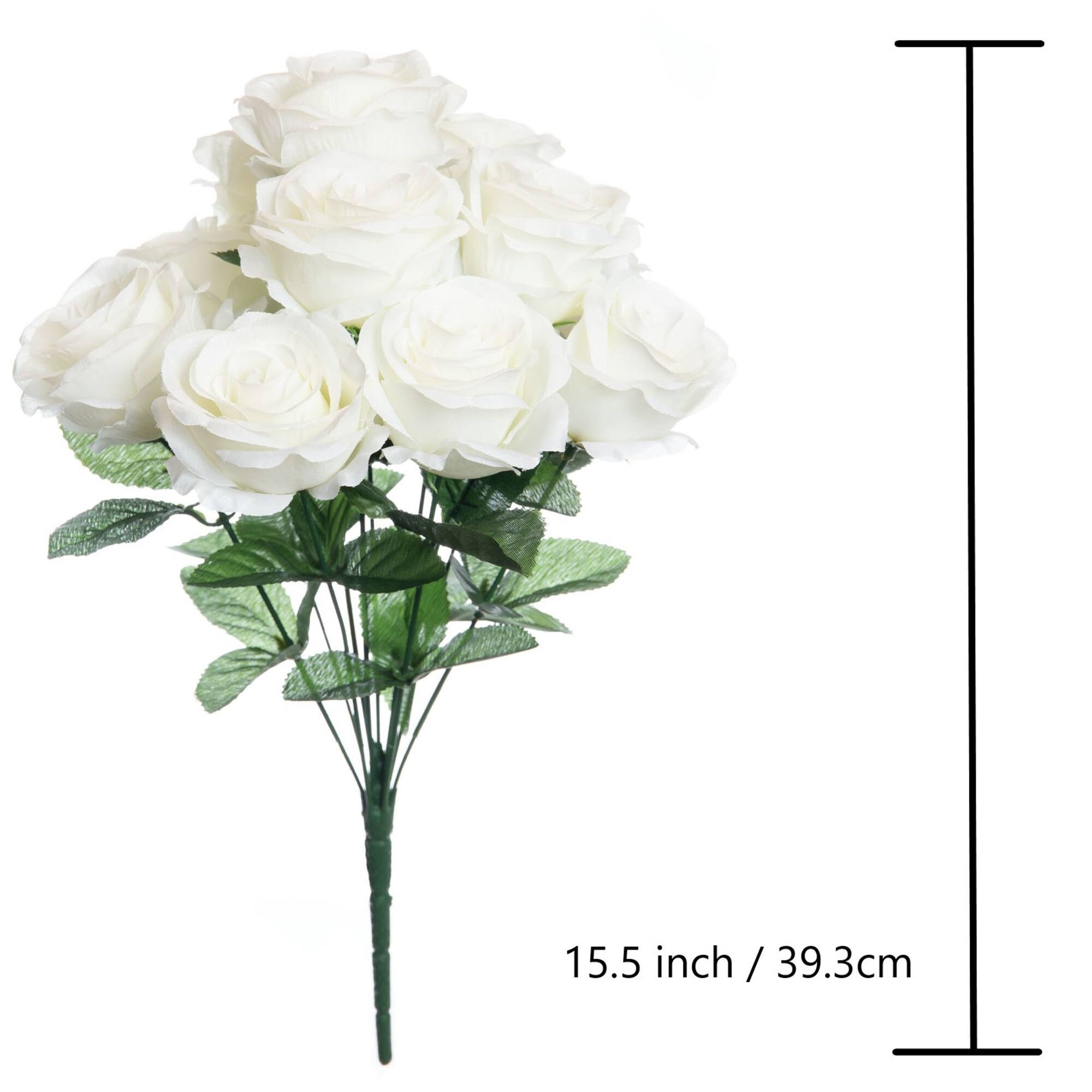 12 Pack: Cream Rose Bush by Ashland®